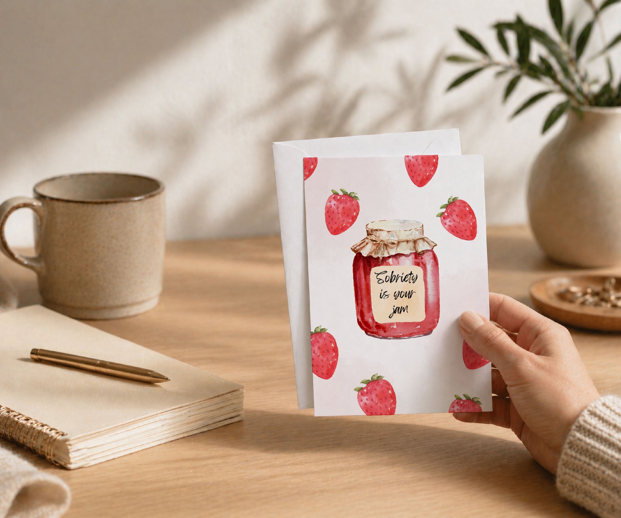Sobriety Is Your Jam Greeting Card