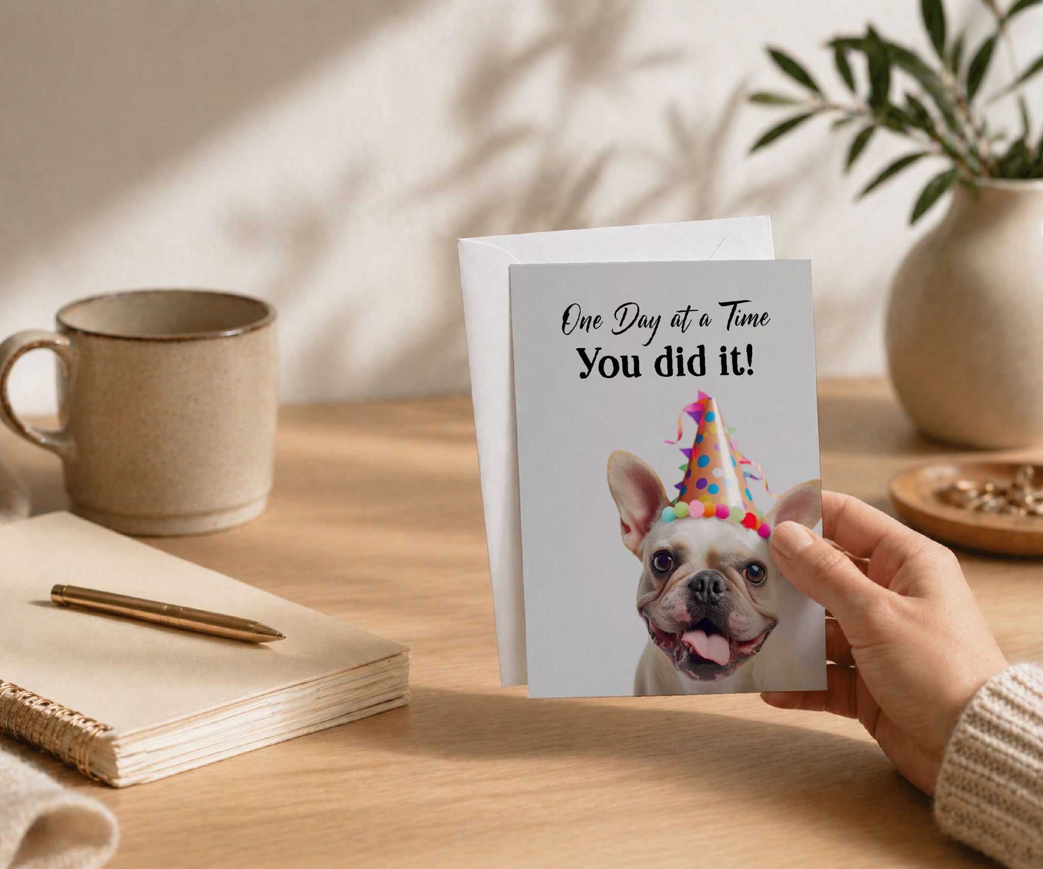 One Day at a Time You Did It! Sobriety Anniversary Card