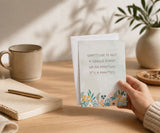 Gratitude Is a Practice Recovery Greeting Card