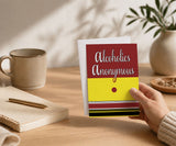 Alcoholics Anonymous Big Book Greeting Card — AA Gift