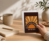 Attitude of Gratitude Just for Today Greeting Card