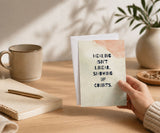 Healing Isn't Linear Recovery Greeting Card