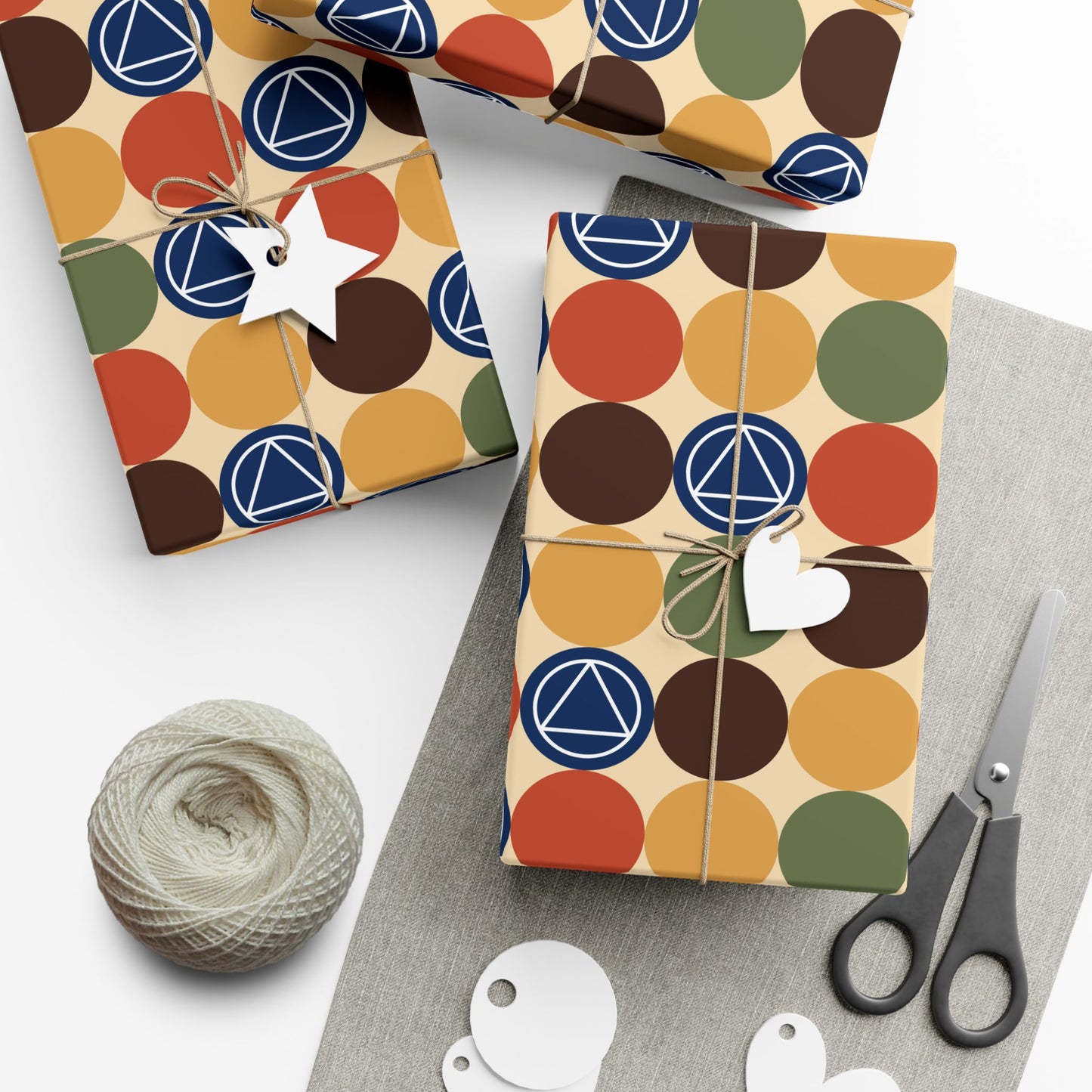 Retro Mod AA Recovery Gift Wrap | AA Paper