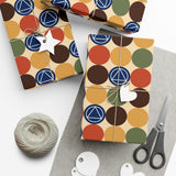 Retro Mod AA Recovery Gift Wrap | AA Paper