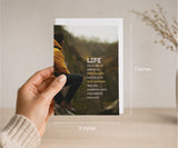Life Has Its Way of Testing Our Strength Greeting Card
