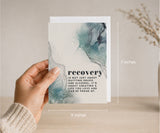 Recovery Is Not Just About Quitting Greeting Card