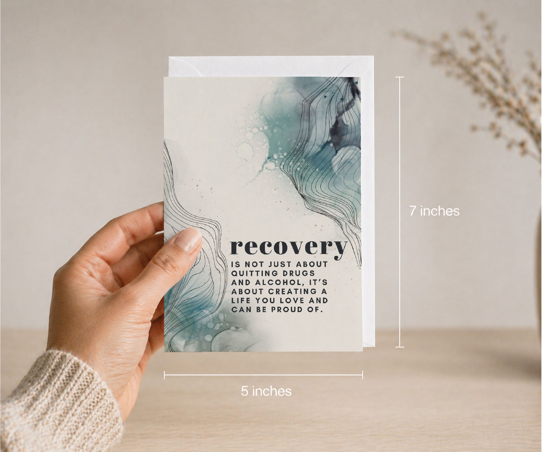 Recovery Is Not Just About Quitting Greeting Card