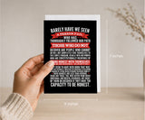 Rarely Have We Seen Big Book AA Greeting Card