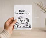 Happy Soberversary Greeting Card — Sobriety Anniversary