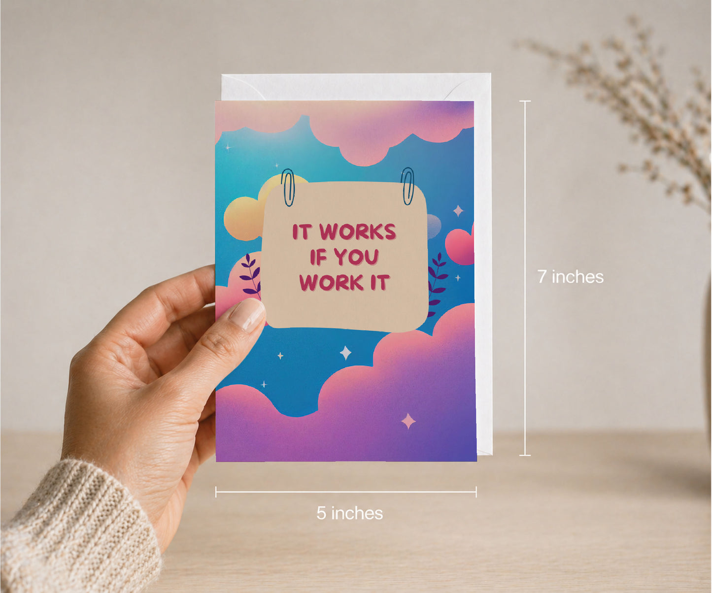 It Works If You Work It Recovery Greeting Card