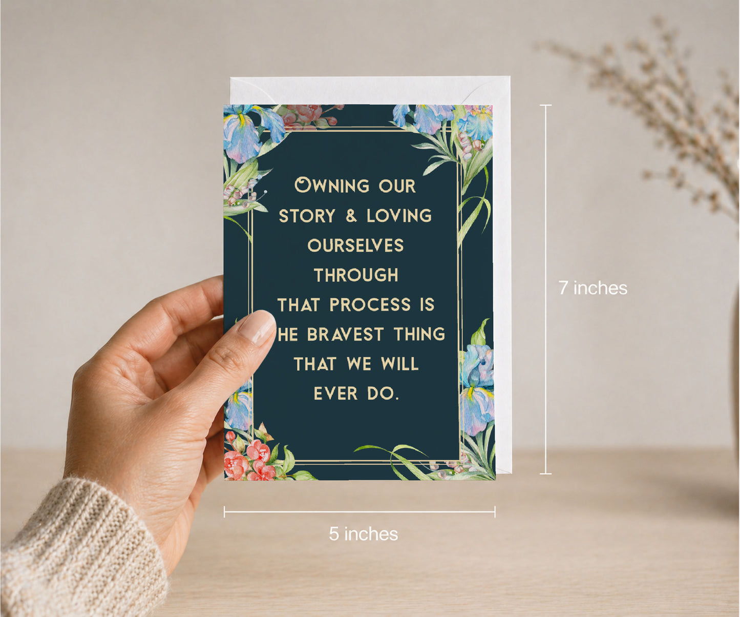 Owning Our Story Recovery Inspiration Greeting Card