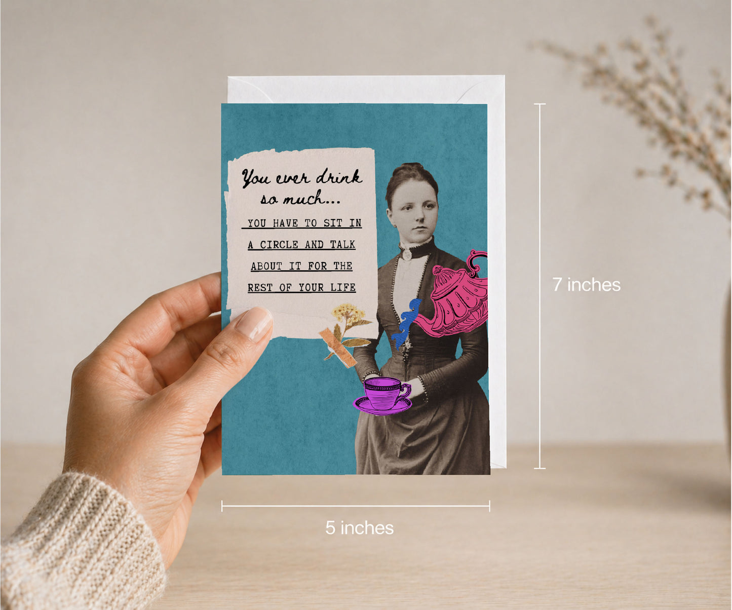 You Ever Drink So Much AA Humor Greeting Card