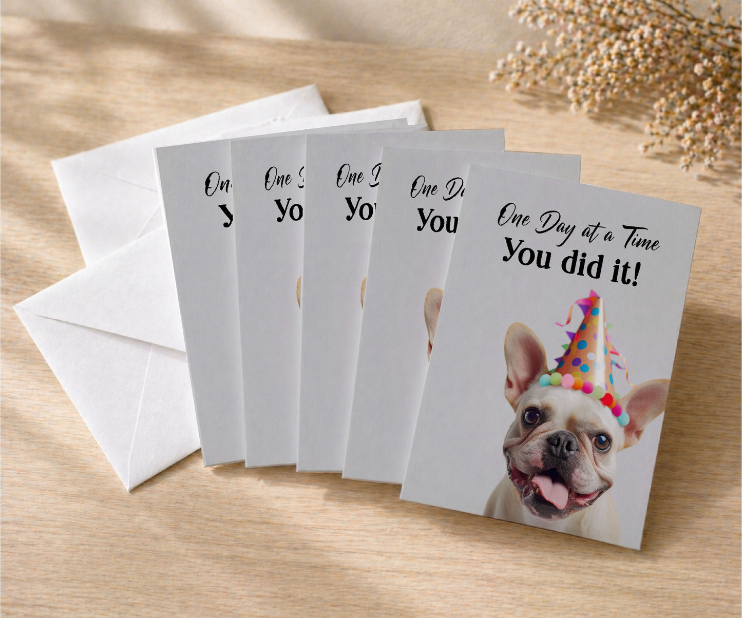 One Day at a Time You Did It! Sobriety Anniversary Card