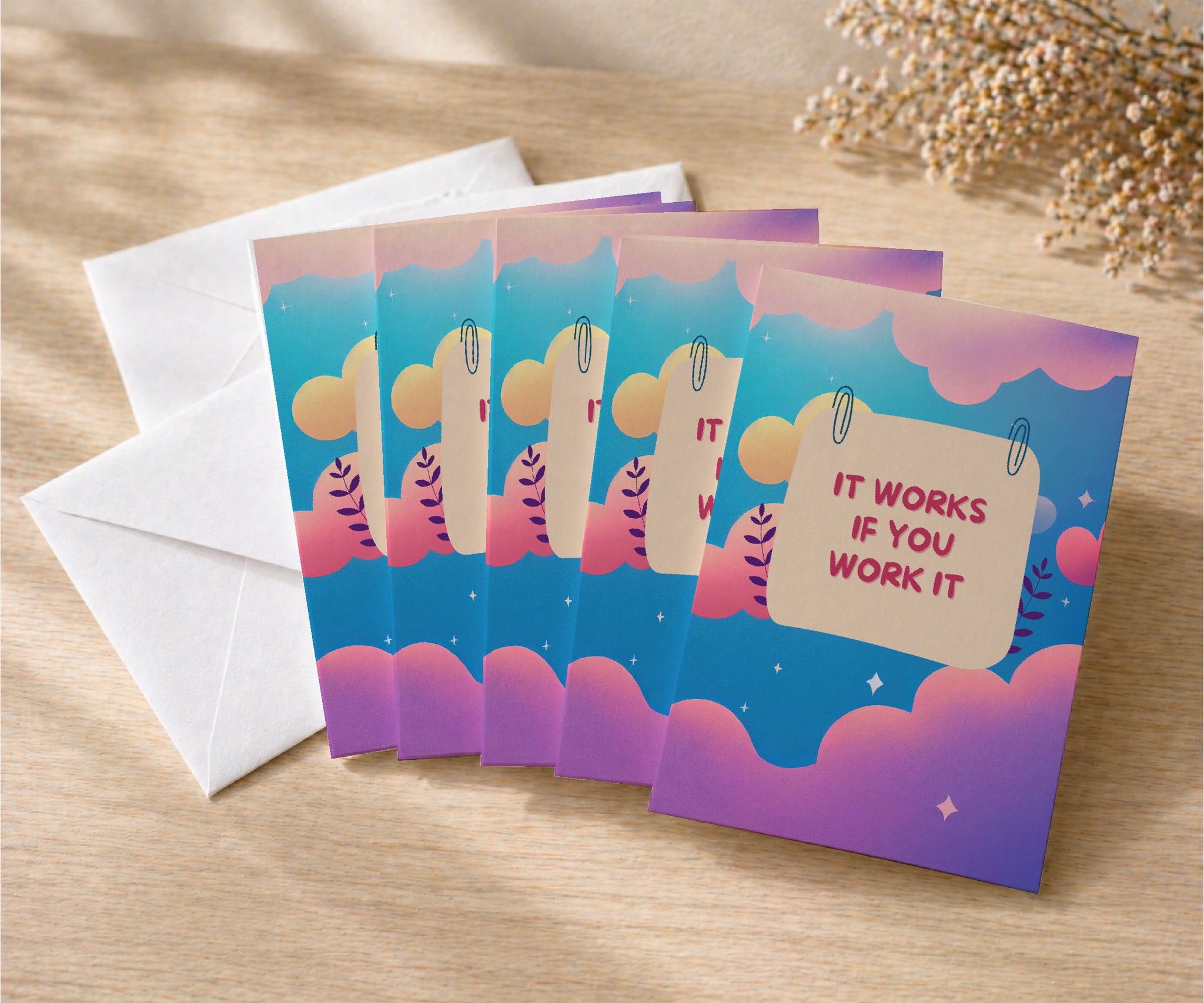 It Works If You Work It Recovery Greeting Card