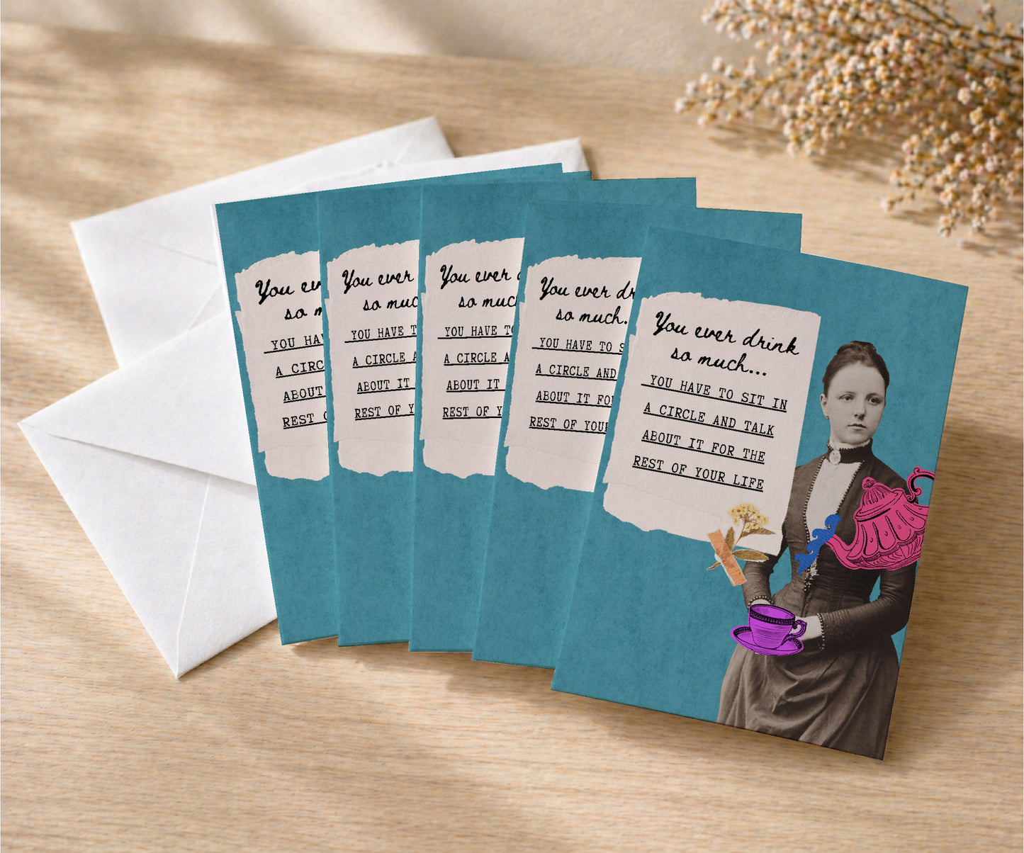 You Ever Drink So Much AA Humor Greeting Card