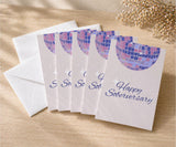 Happy Soberversary Disco Ball Recovery Greeting Card