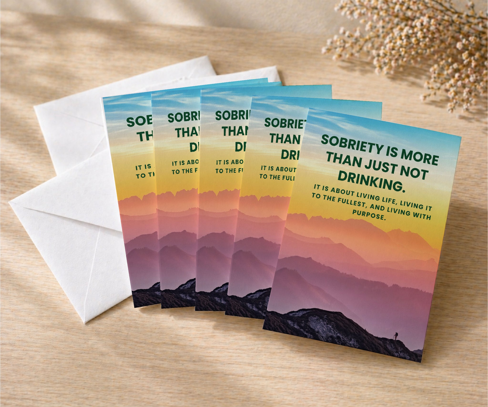 Sobriety Is More Than Just Not Drinking Greeting Card