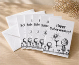 Happy Soberversary Greeting Card — Sobriety Anniversary
