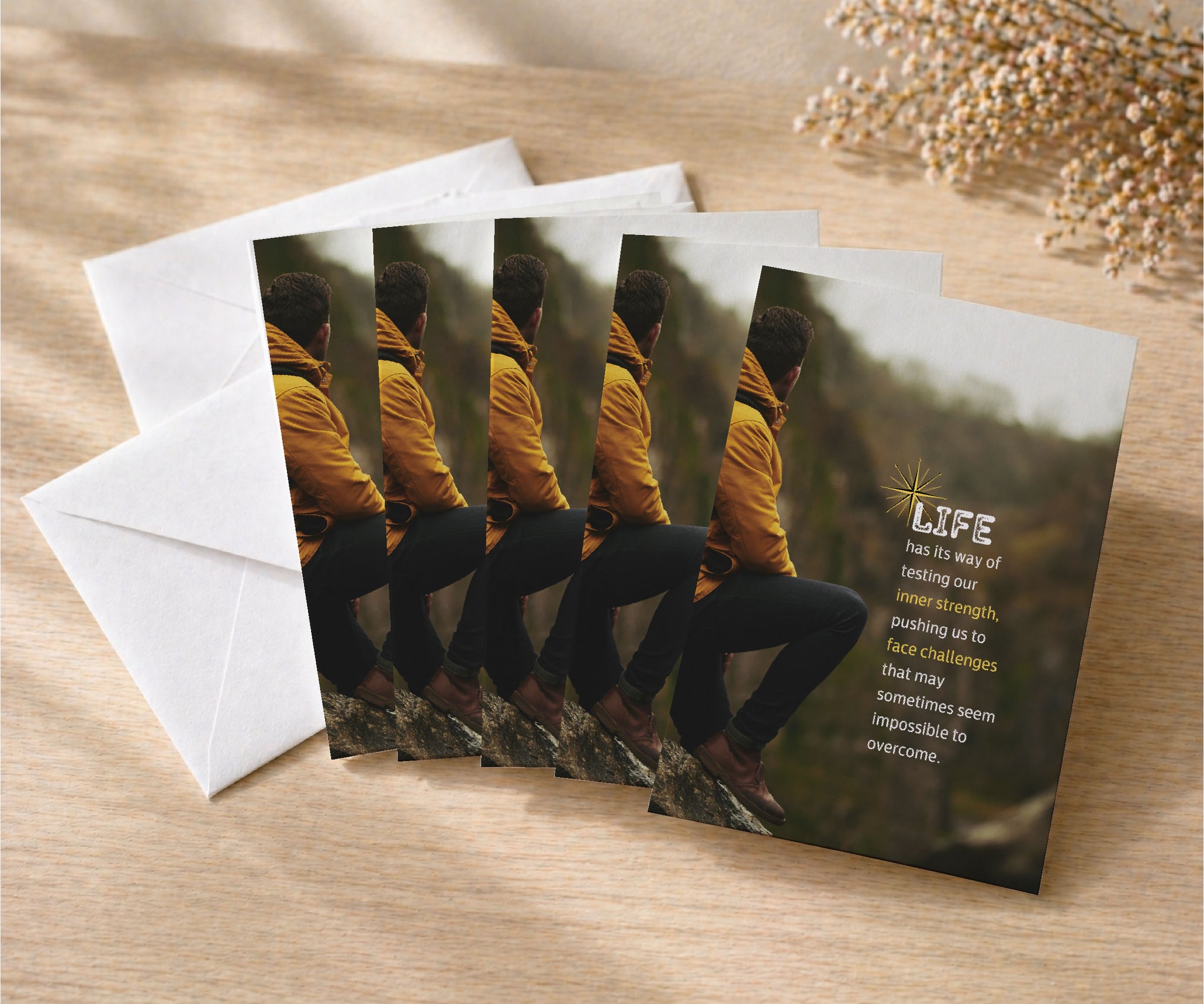 Life Has Its Way of Testing Our Strength Greeting Card