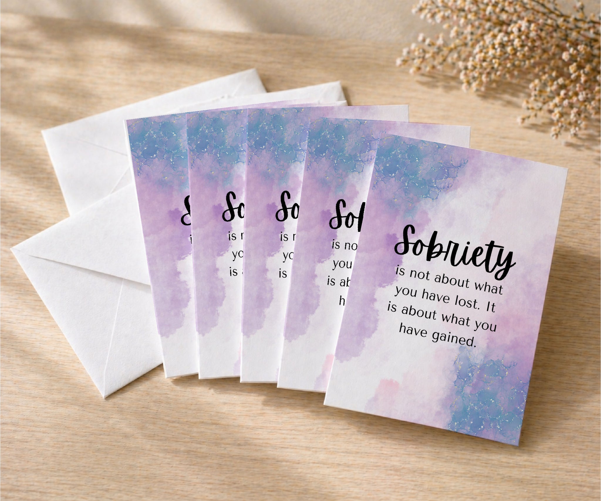 Sobriety Is Not About What You've Lost Greeting Card