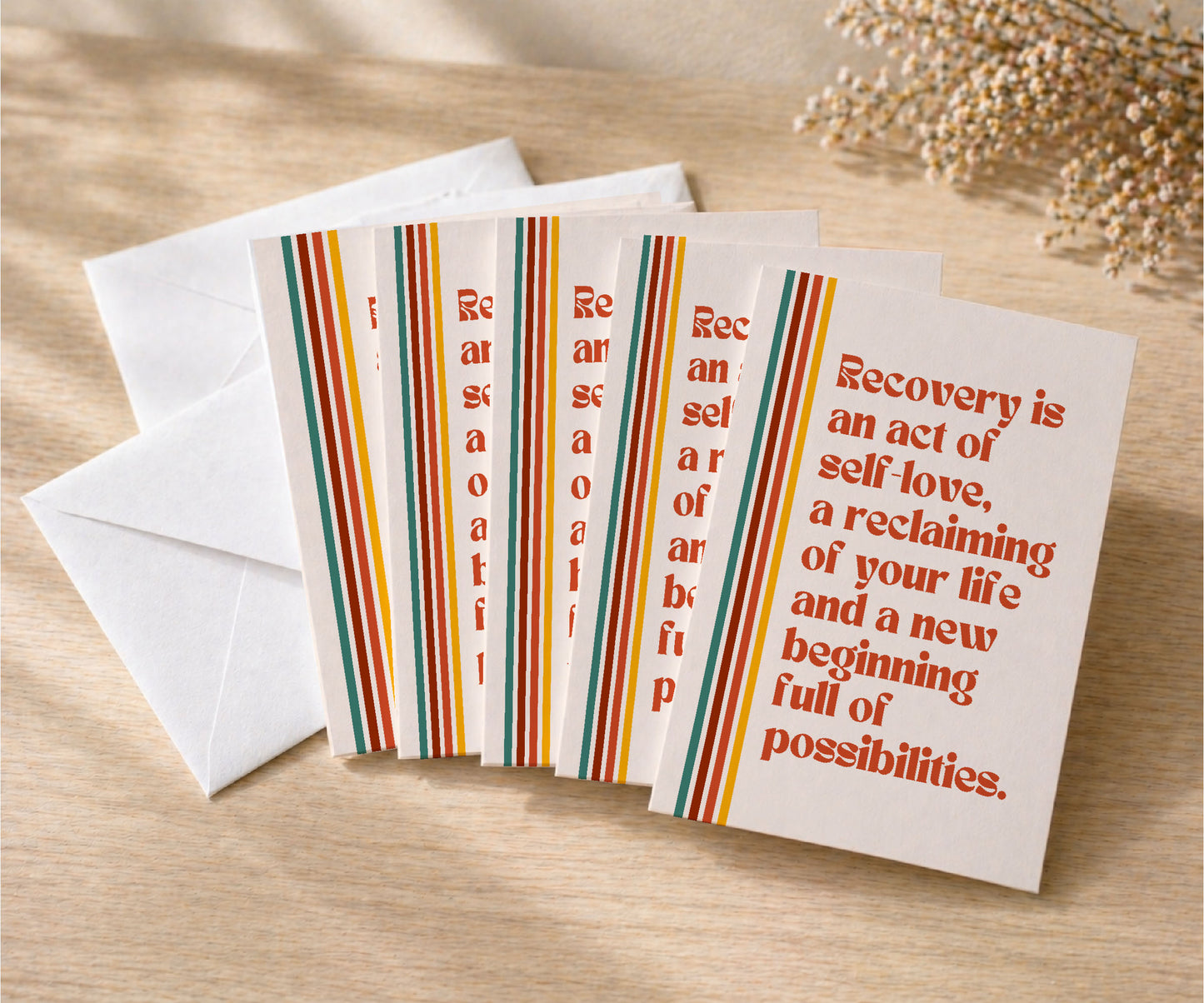 Recovery Is an Act of Self-Love Greeting Card