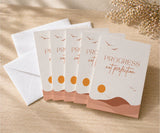 Progress Not Perfection Sobriety Recovery Greeting Card
