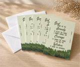 Serenity Prayer Greeting Card — Recovery Gift for AA, Al-Anon