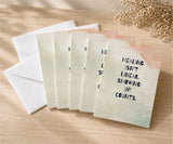 Healing Isn't Linear Recovery Greeting Card