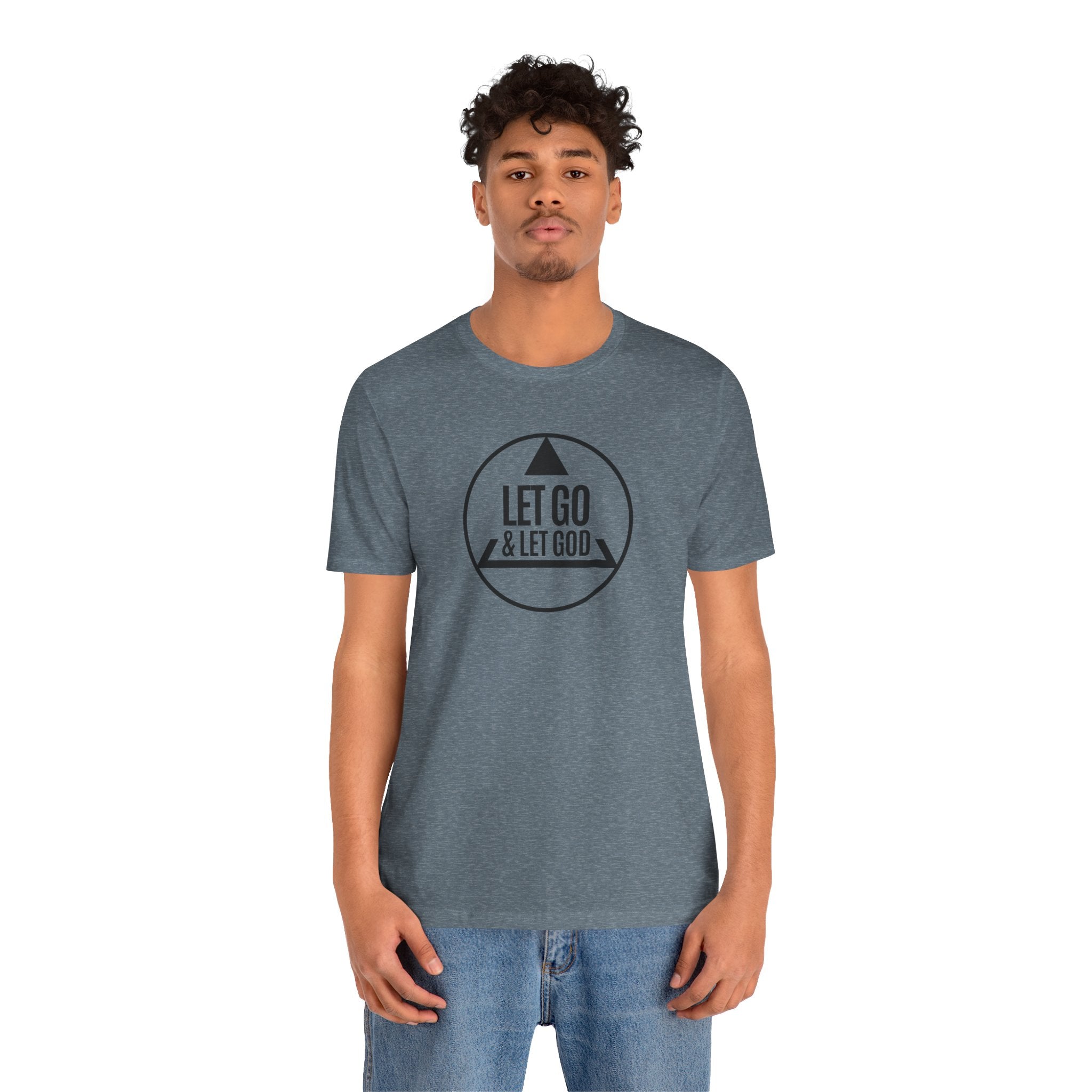 Let Go Let God Recovery Tee Shirt Gift