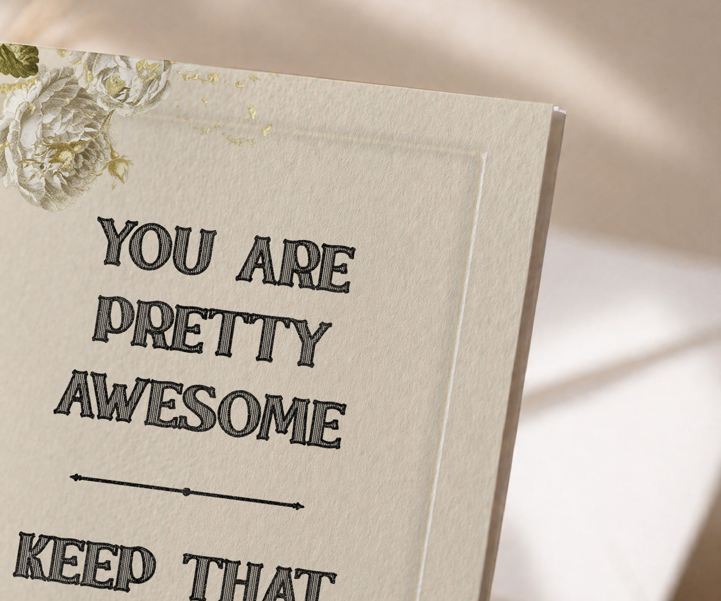 You Are Pretty Awesome Recovery Greeting Card