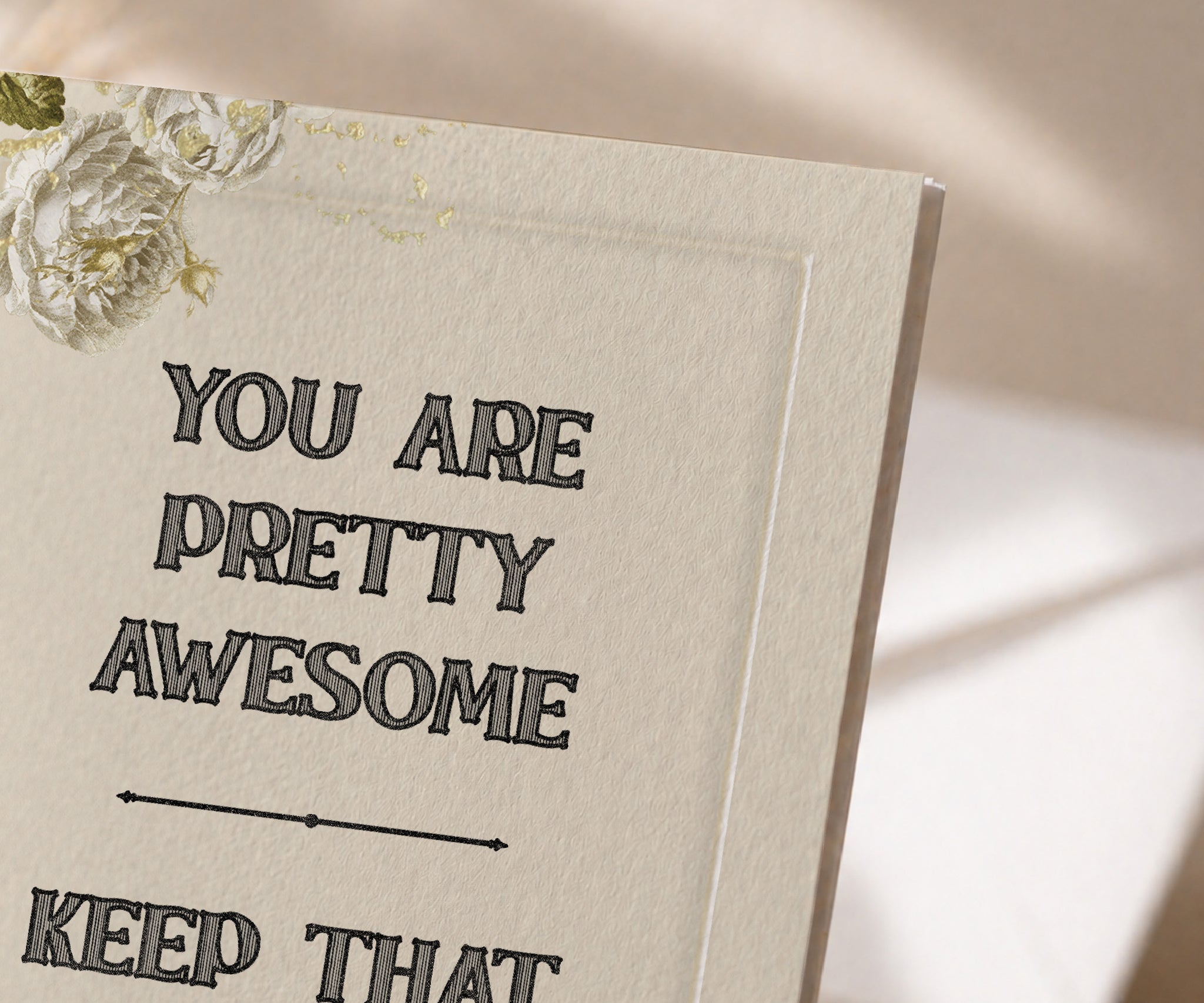 You Are Pretty Awesome Recovery Greeting Card