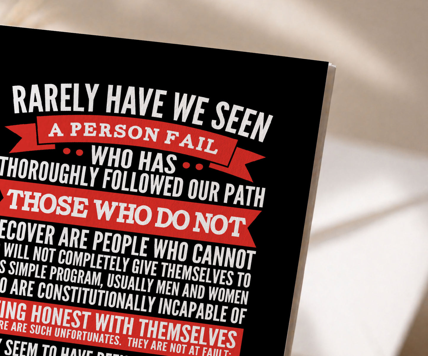 Rarely Have We Seen Big Book AA Greeting Card