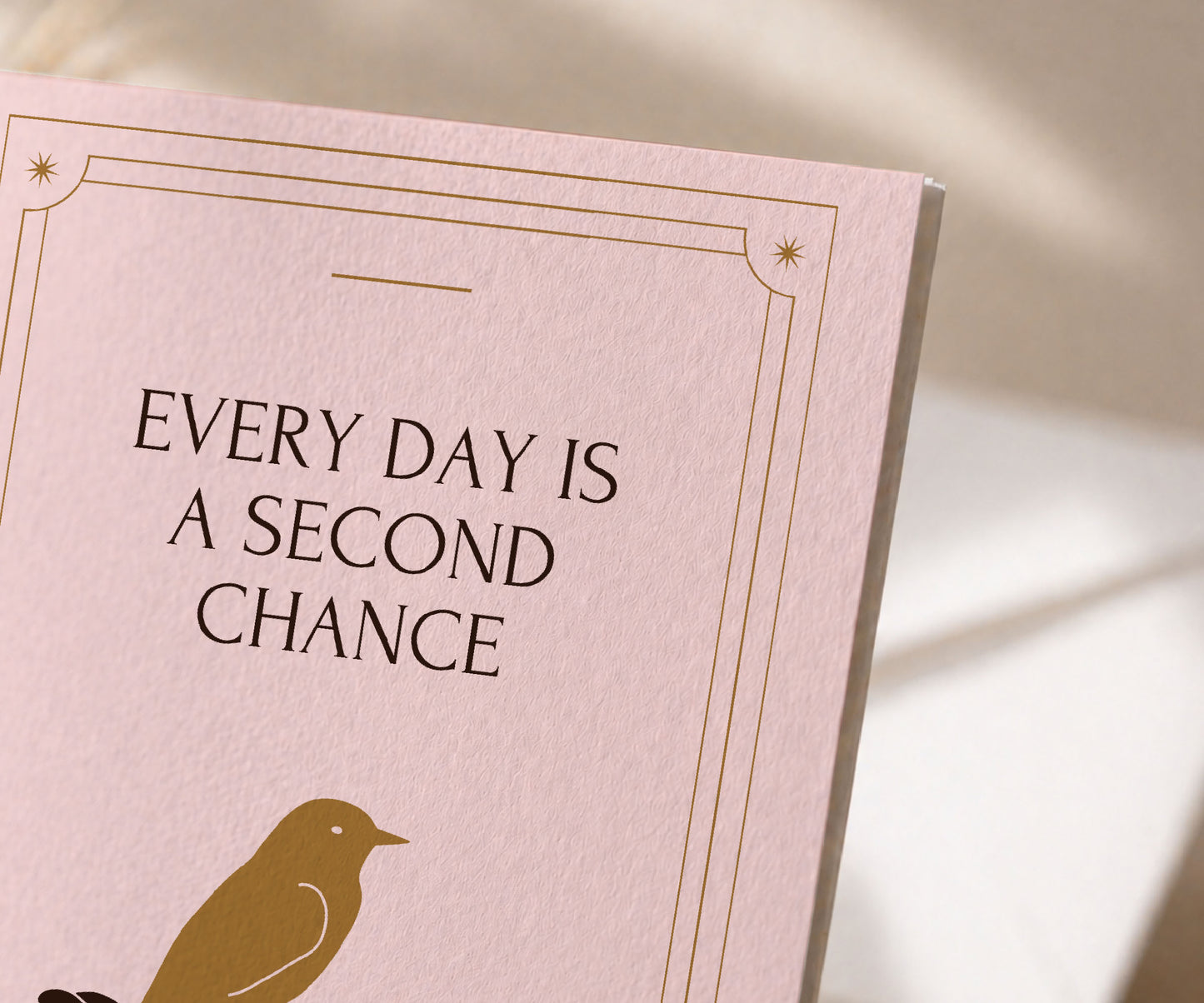 Every Day Is a Second Chance Recovery Greeting Card