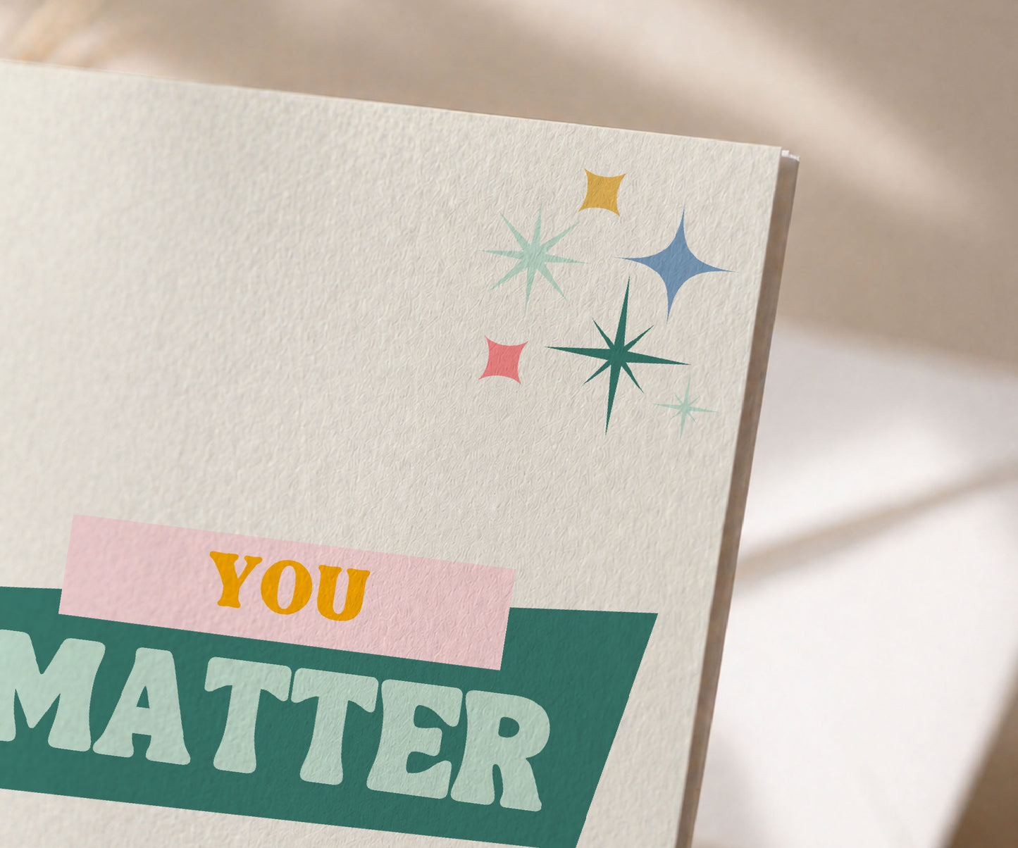 You Matter Recovery Encouragement Greeting Card