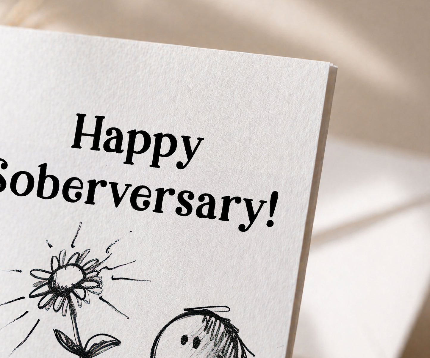 Happy Soberversary Greeting Card — Sobriety Anniversary