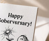 Happy Soberversary Greeting Card — Sobriety Anniversary