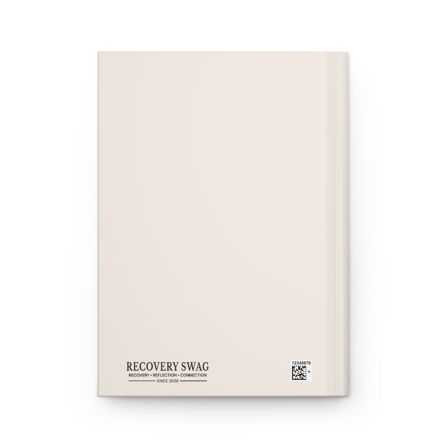 Step Six Floral Hardcover Journal — Recovery Step Work Notebook