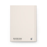 Step Six Floral Hardcover Journal — Recovery Step Work Notebook