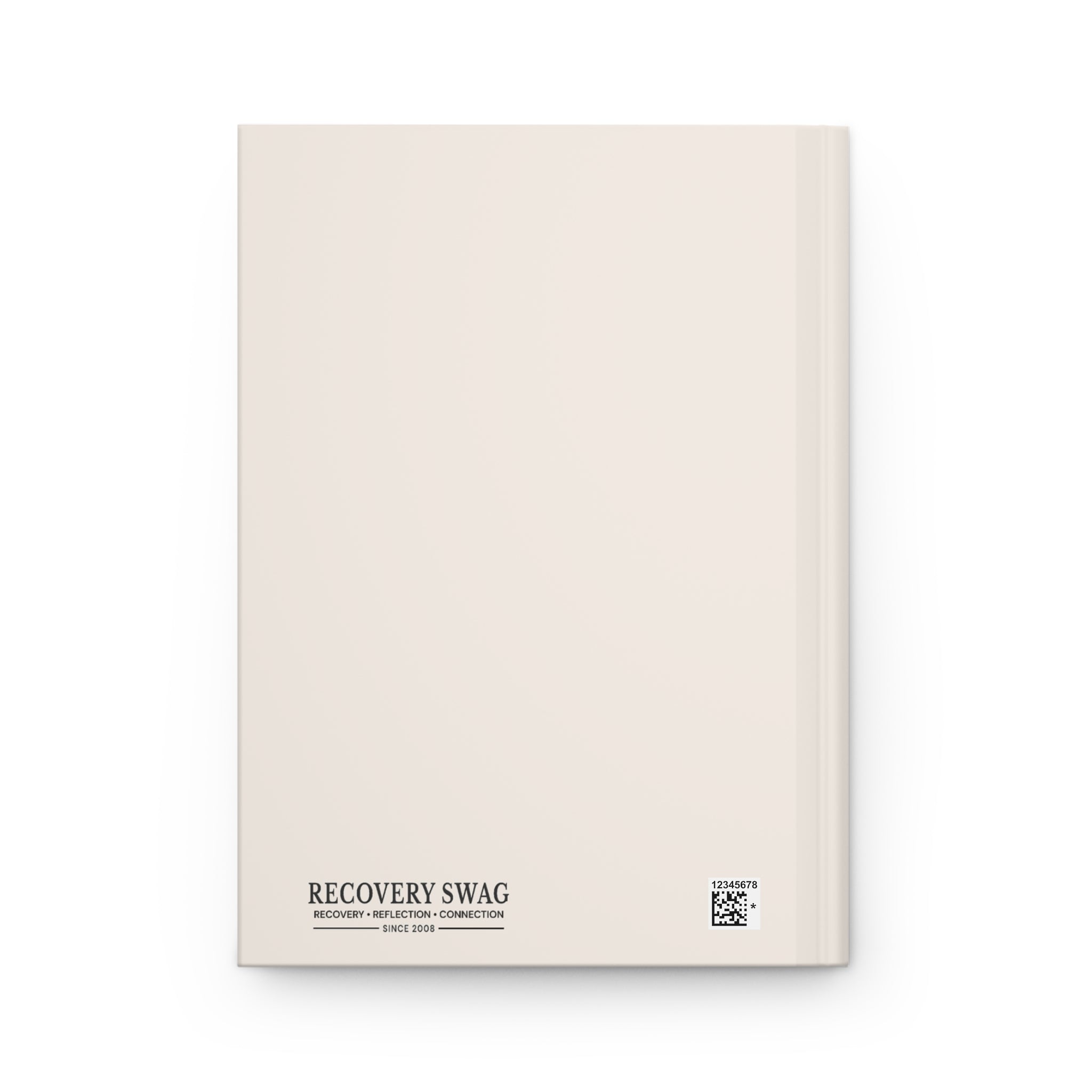 Step Six Floral Hardcover Journal — Recovery Step Work Notebook