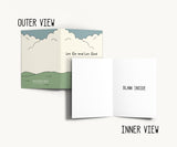 Let Go and Let God Recovery Greeting Card