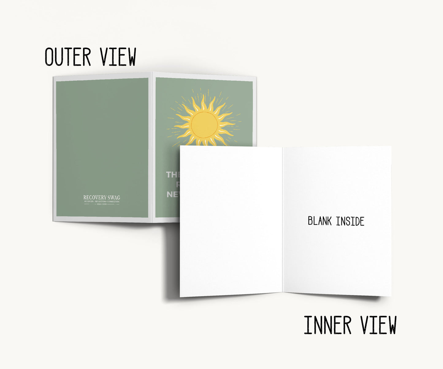 The Sun Always Rises New Day Recovery Greeting Card