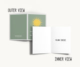 The Sun Always Rises New Day Recovery Greeting Card