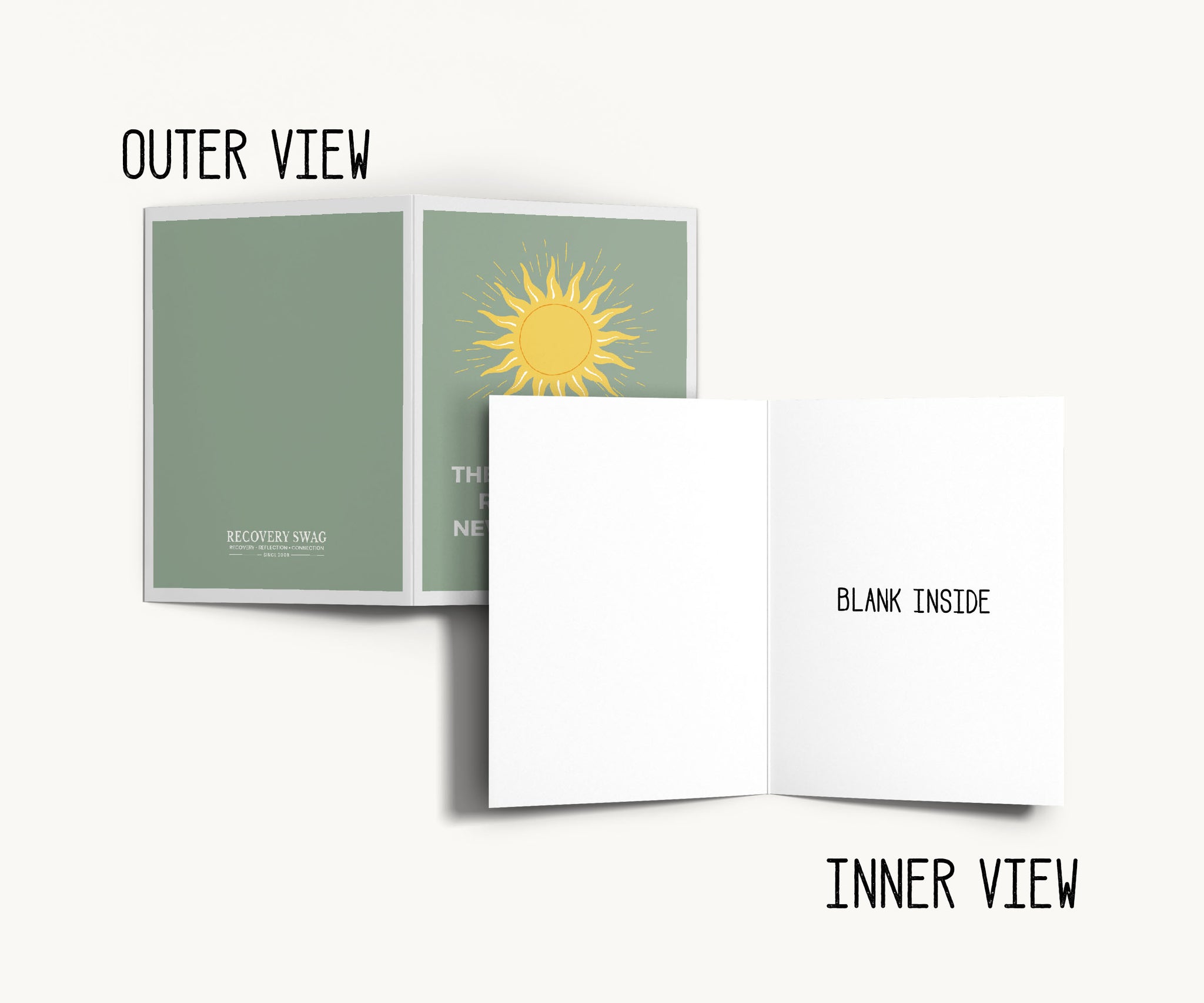 The Sun Always Rises New Day Recovery Greeting Card