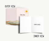One Day at a Time Sunrise Recovery Greeting Card