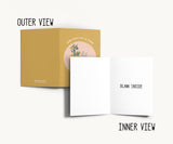 One Day at a Time Floral Recovery Greeting Card