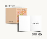 One Day at a Time Floral Recovery Greeting Card