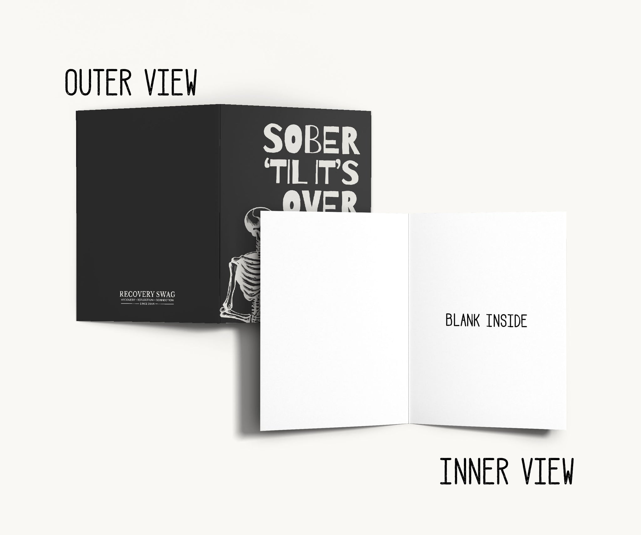 Sober 'Til It's Over Greeting Card
