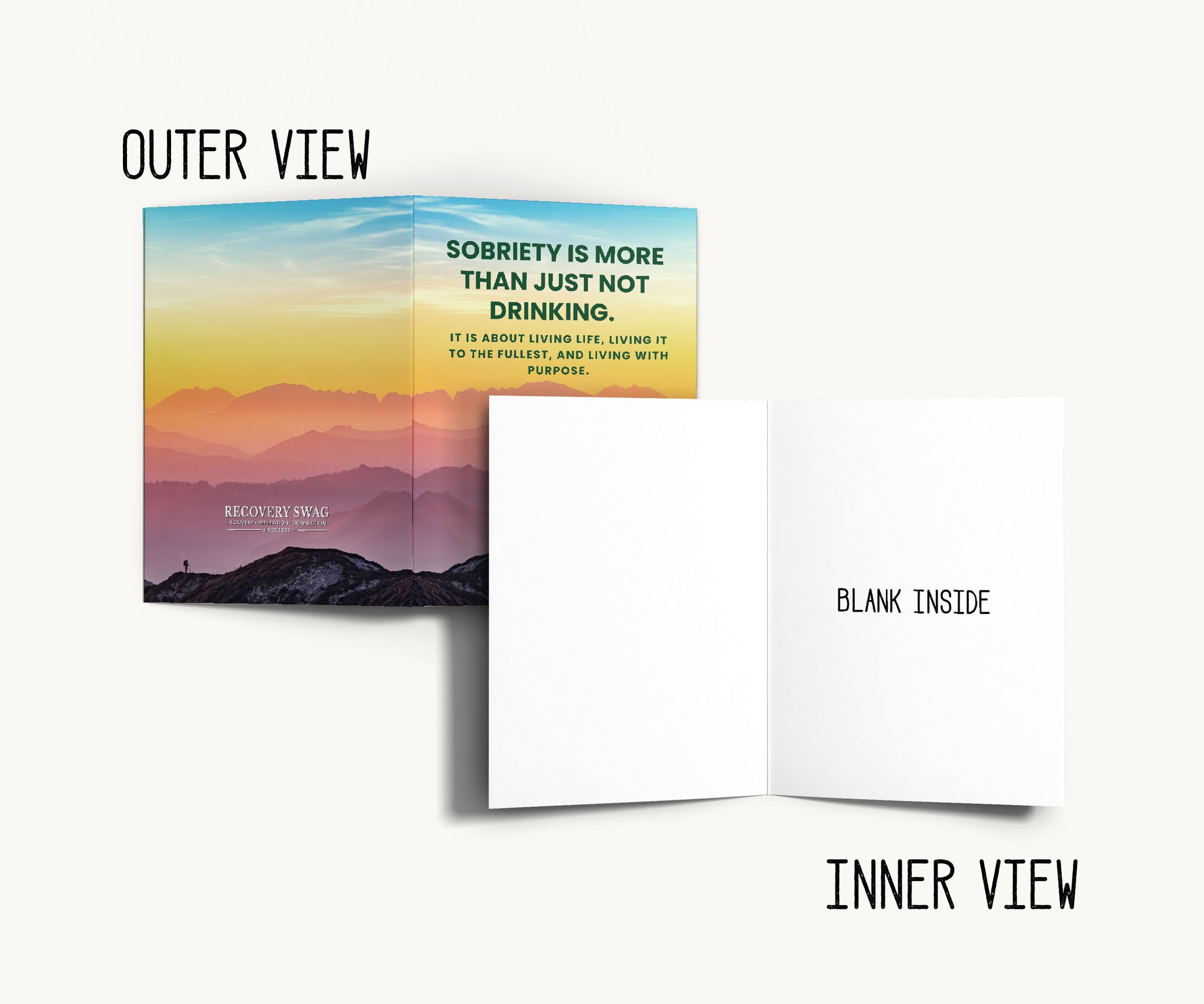 Sobriety Is More Than Just Not Drinking Greeting Card