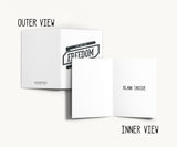 The Key to Freedom Is in the Steps Greeting Card