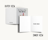 One Day at a Time You Did It! Sobriety Anniversary Card